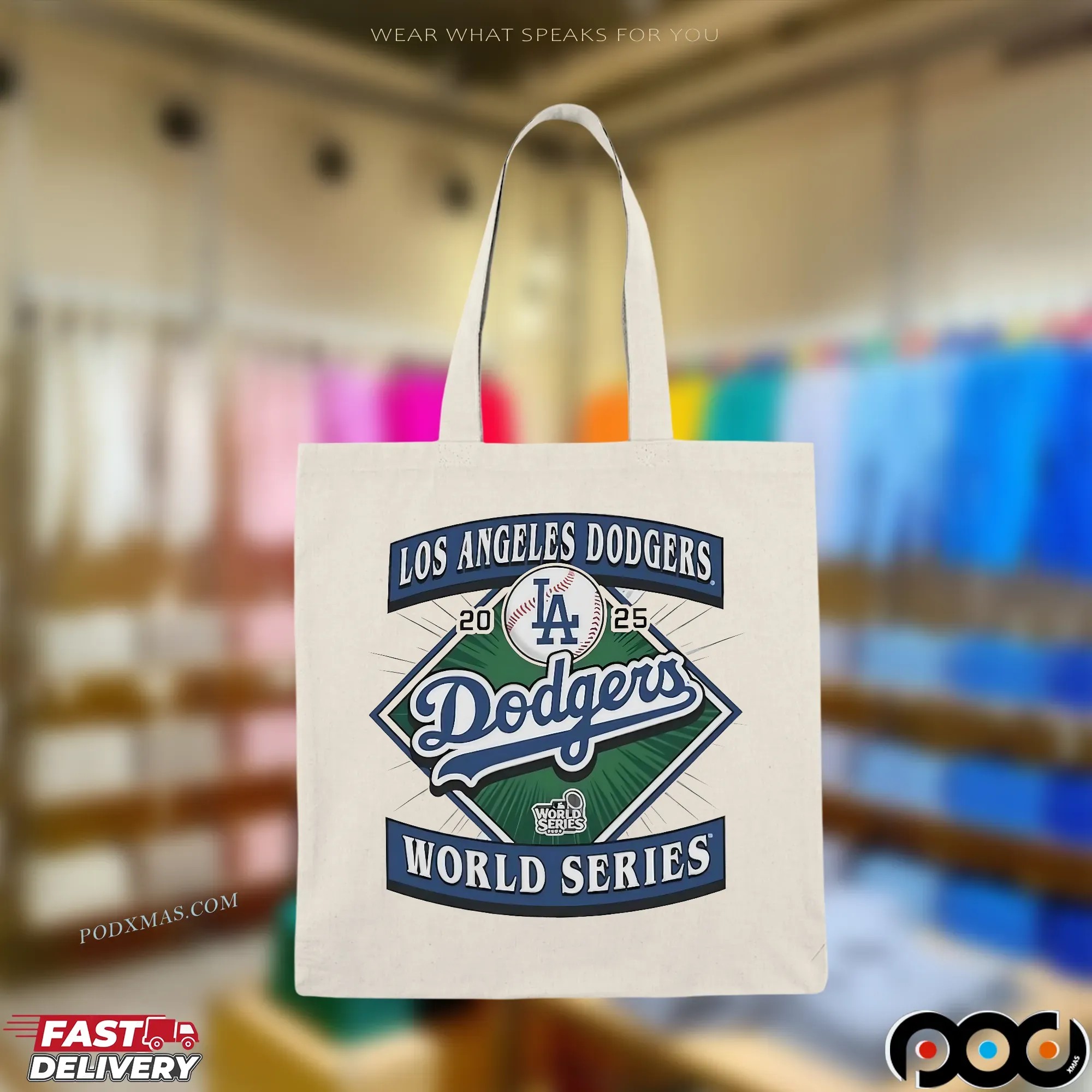 Los Angeles Dodgers 2025 World Series Champions Logo T Shirt