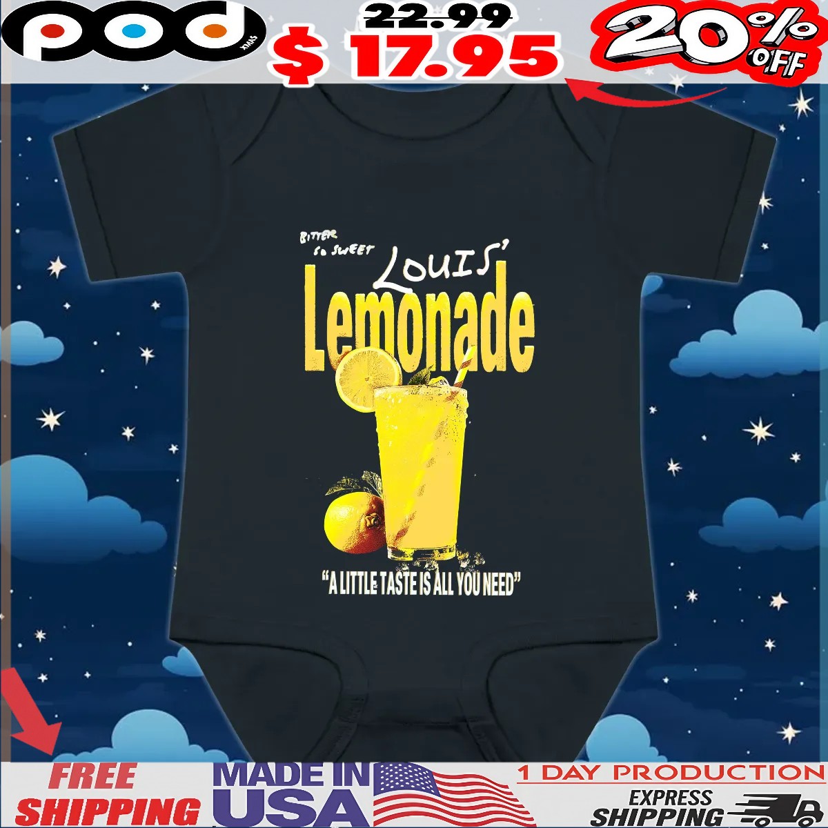 Louis Lemonade A Little Taste Is All You Need T Shirt Louis Lemonade A Little Taste Is All You Need T Shirt