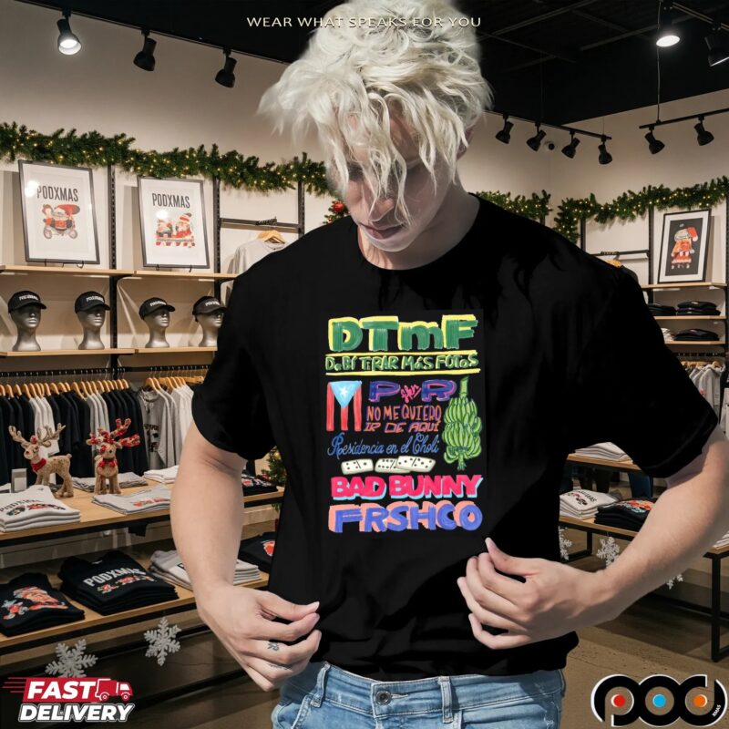DTmF Residencia Tour Bad Bunny Frshco Graphic T Shirt