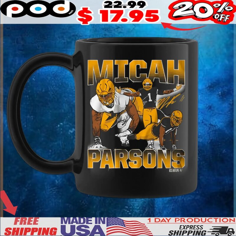 Micah Parsons Masterpiece Vintage Bootleg Style Signature T Shirt