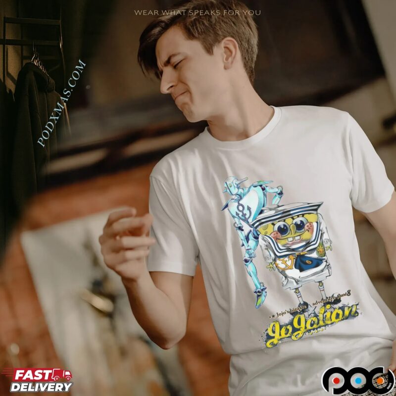 Spongebob Jojolion Jojo's Bizarre Adventure Part 8 T Shirt