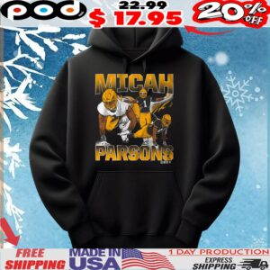 Micah Parsons Masterpiece Vintage Bootleg Style Signature T Shirt