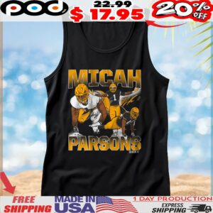 Micah Parsons Masterpiece Vintage Bootleg Style Signature T Shirt