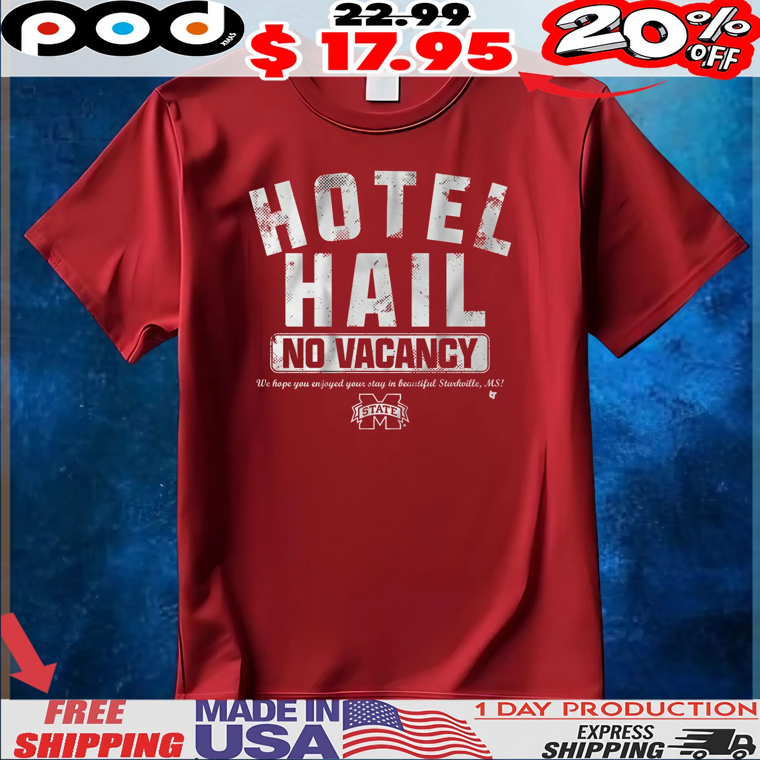 Mississippi State Bulldogs Football No Vacancy At The Hotel Hail We Hope You Enjoyed YOur Stay In Beautiful Starkville T Shirt Mississippi State Bulldogs Football No Vacancy At The Hotel Hail We Hope You Enjoyed YOur Stay In Beautiful Starkville T Shirt