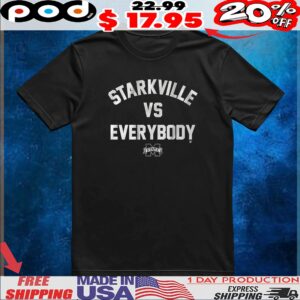 Mississippi State Bulldogs Starkville Vs Everybody T Shirt