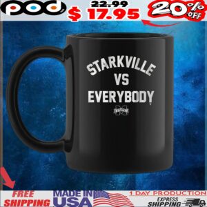 Mississippi State Bulldogs Starkville Vs Everybody T Shirt