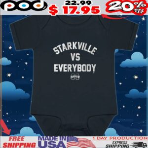 Mississippi State Bulldogs Starkville Vs Everybody T Shirt