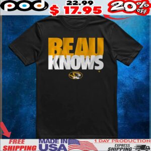 Missouri Football Beau Pribula Knows Graphic T Shirt