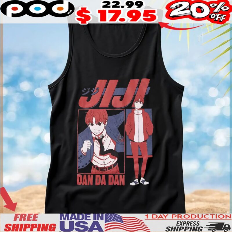 Dandadan Jiji DAN DA DAN Tonal Collage T Shirt
