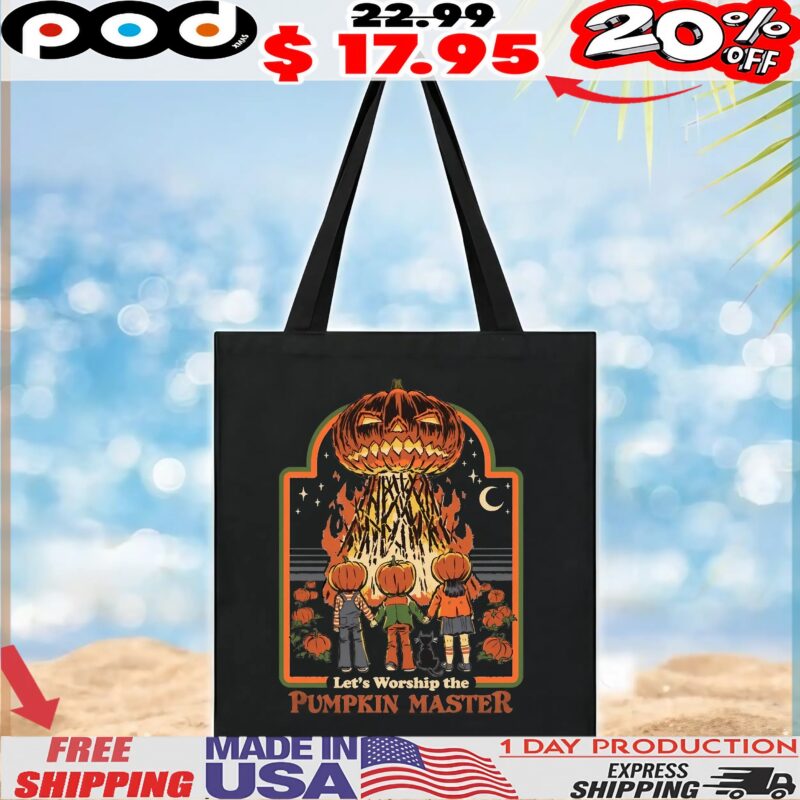 Let_s Worship The Pumpkin Master Halloween T Shirt