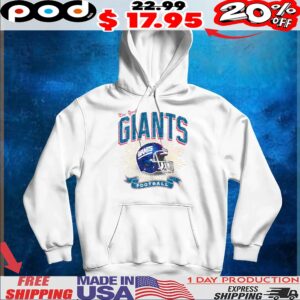 New York Giants Historic Prime Football Helmet Vintage T Shirt
