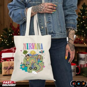 Nirvana Colorful Themed Childlike Graphic T Shirt