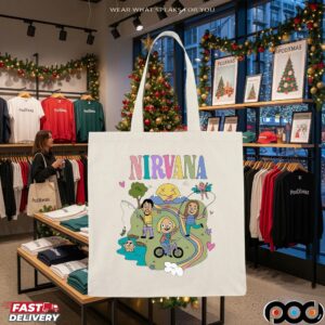 Nirvana Colorful Themed Childlike Graphic T Shirt