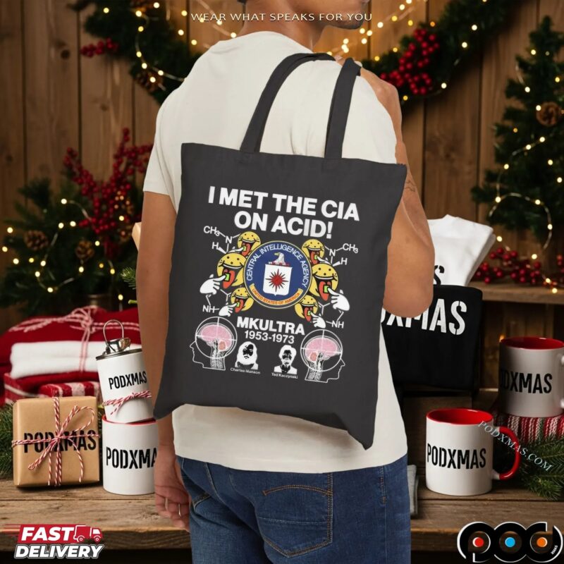 I Met The Cia On Acid MKUltra 1953 1973 Central Intelligence Agency T Shirt
