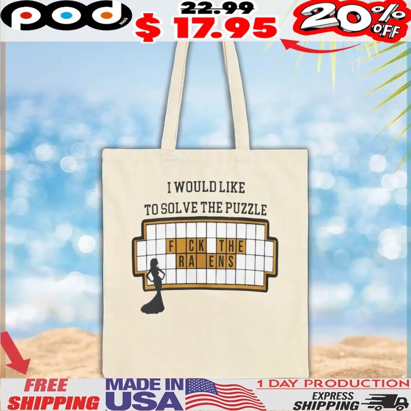Pittsburgh Steelers Football I Would Like To Solve The Puzzle Fuck The Ravens T Shirt