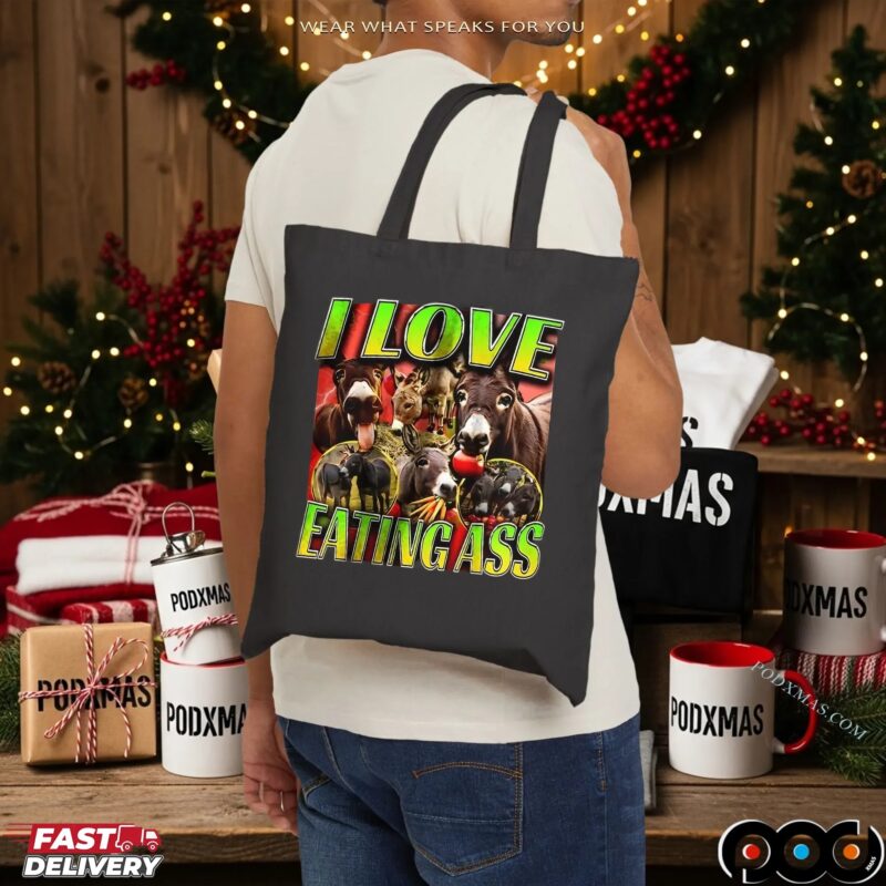 Donkey I Love Eating Ass 90s Bootleg T Shirt