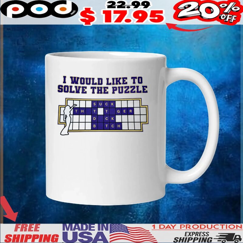 I Would Like Solve The Puzzle STDB Let The Band Play Neck Lsu Tigers Gameday T Shirt
