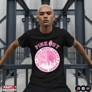 Oklahoma Sooners Pink Out Tackle Breast Cancer T Shirt