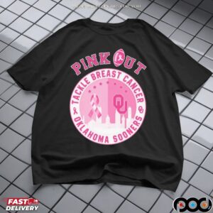 Oklahoma Sooners Pink Out Tackle Breast Cancer T Shirt