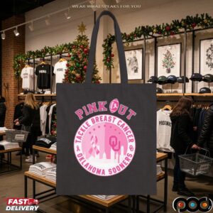 Oklahoma Sooners Pink Out Tackle Breast Cancer T Shirt
