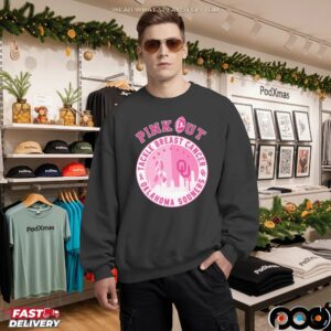 Oklahoma Sooners Pink Out Tackle Breast Cancer T Shirt