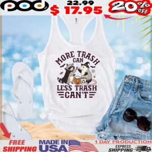 Opossum More Trash Can Less Trash Can't Halloween T Shirt