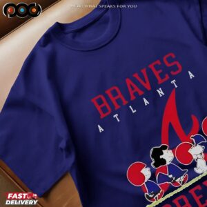 Peanuts Charlie Brown Snoopy Atlanta Braves Baseball Forever Not Just When We Win T Shirt