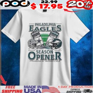 Philadelphia Eagles Vs Dallas Cowboys September 2025 Home Season Opener Helmet T Shirt