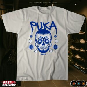 Puka Nacua Los Angeles Rams Sugar Skull Remix Halloween T Shirt