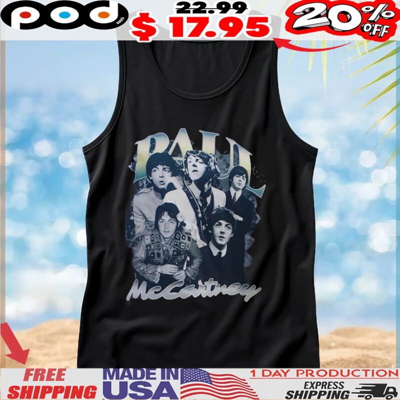 Paul Mccartney Vintage Bootleg Style T Shirt