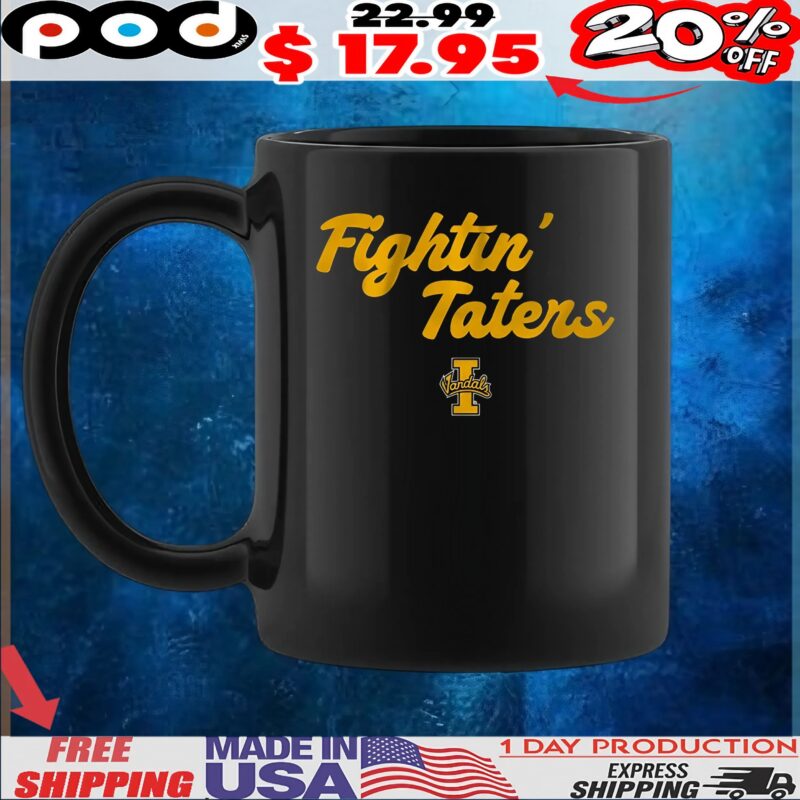 Idaho Football Fightin' Taters Logo T Shirt
