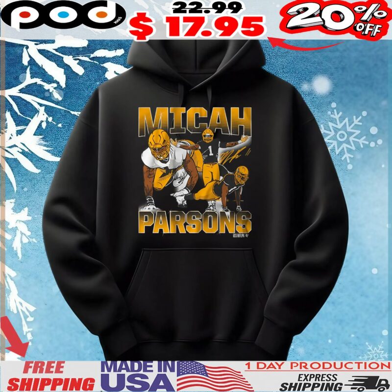 Micah Parsons Masterpiece Vintage Bootleg Style Signature T Shirt