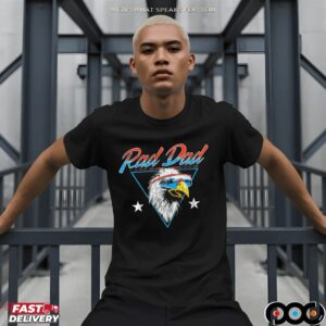 Rad Dad Eagle Vintage T Shirt