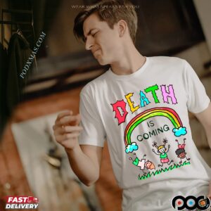 Rainbow Kids Death Is Coming T Shirt
