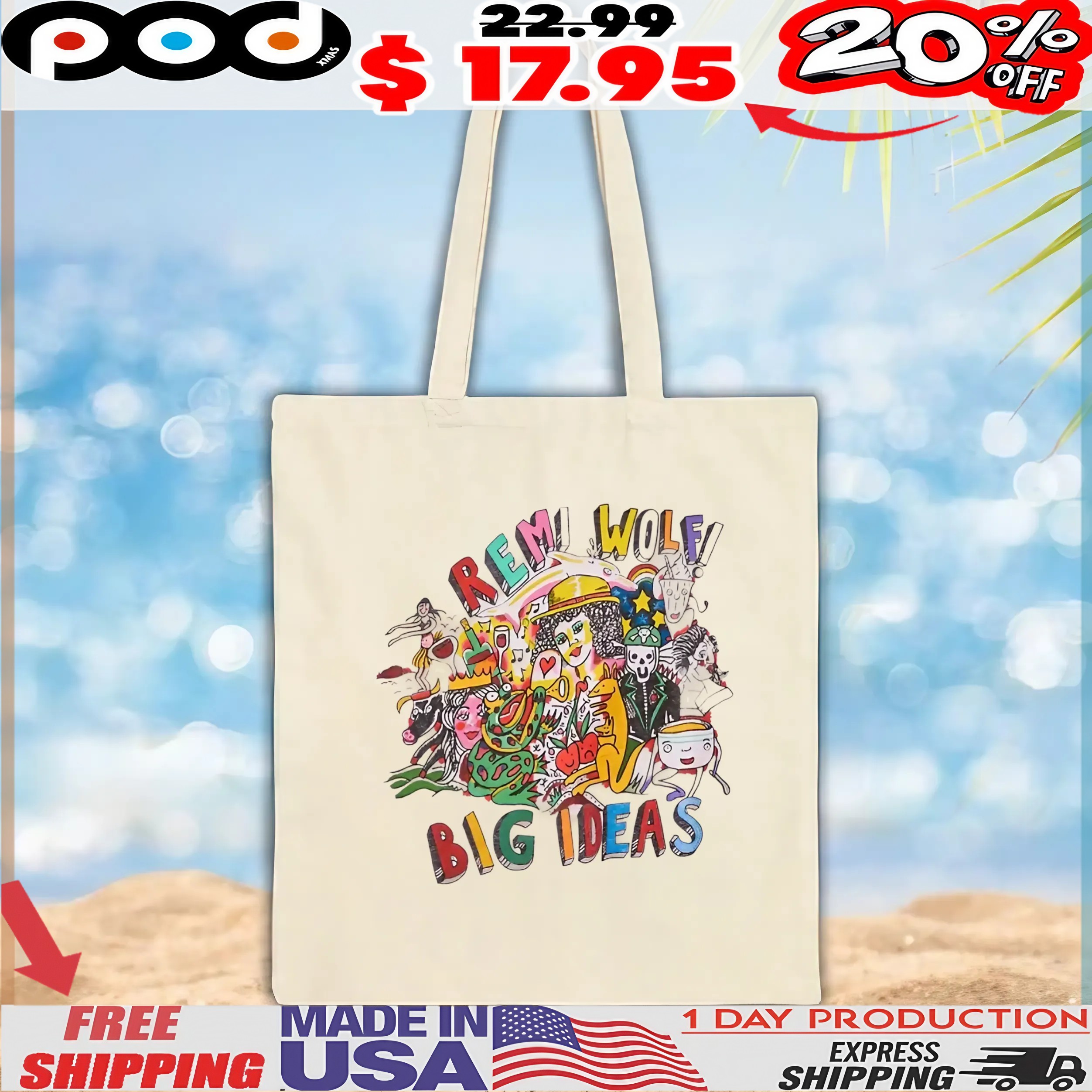 Remi Wolf Big Ideas Pop Art T Shirt Remi Wolf Big Ideas Pop Art T Shirt