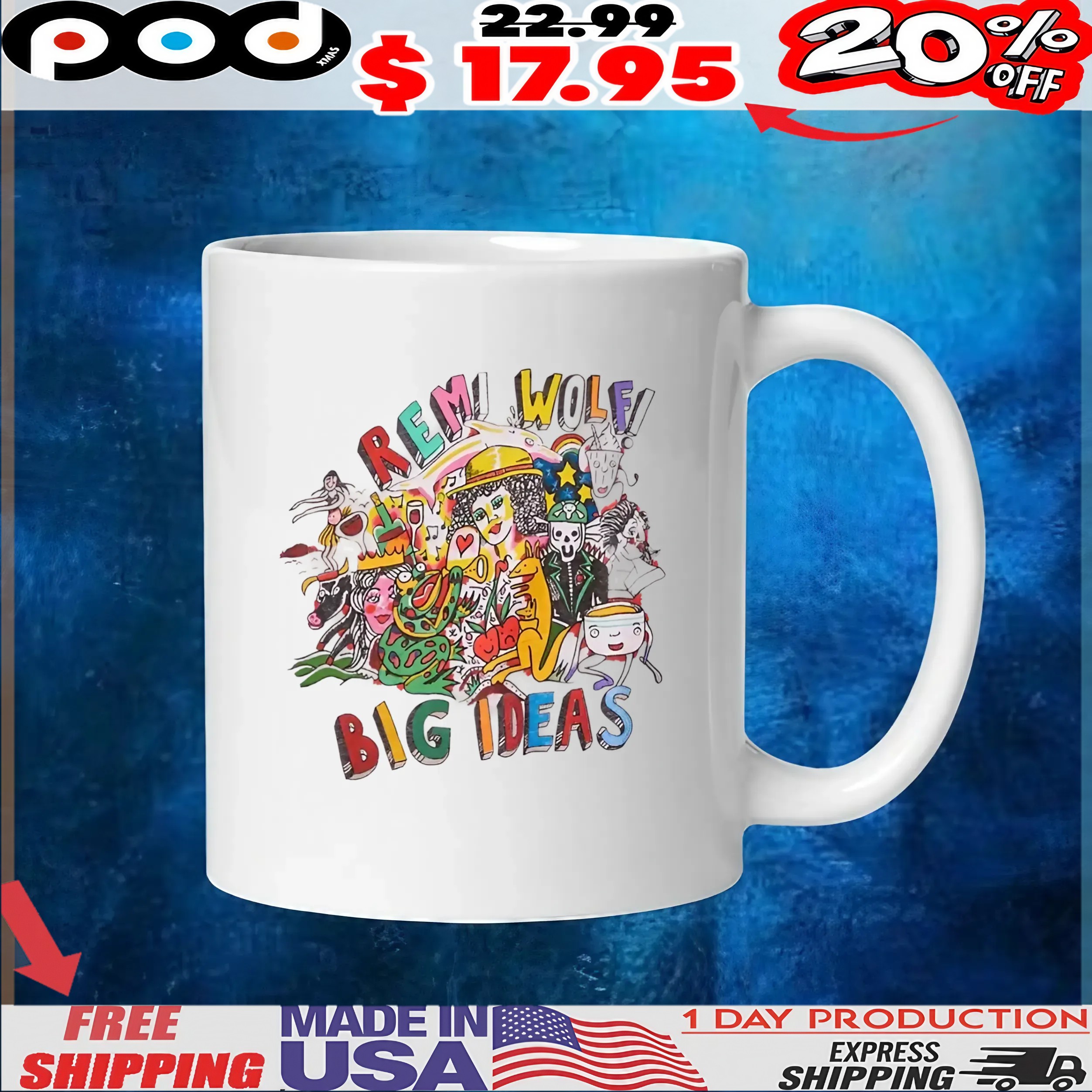 Remi Wolf Big Ideas Pop Art T Shirt Remi Wolf Big Ideas Pop Art T Shirt