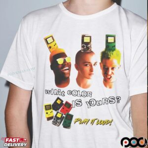 Retro Gameboy Ad What Color Is Yours Play It Loud T Shirt