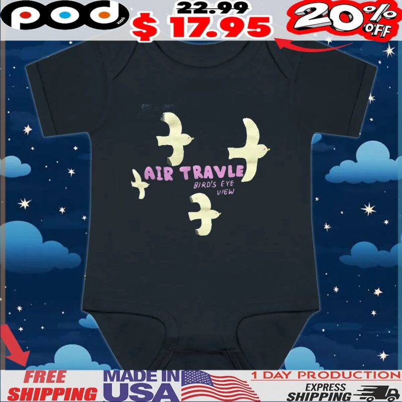 Air Travle Bird's Eye View T Shirt Air Travle Bird's Eye View T Shirt