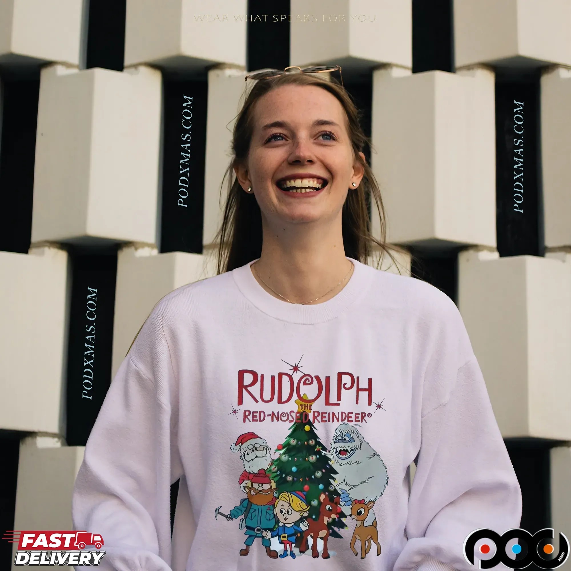Rudolph the Red-Nosed Reindeer Christmas with Santa, Hermey, Yukon, Clarice and Bumble T Shirt