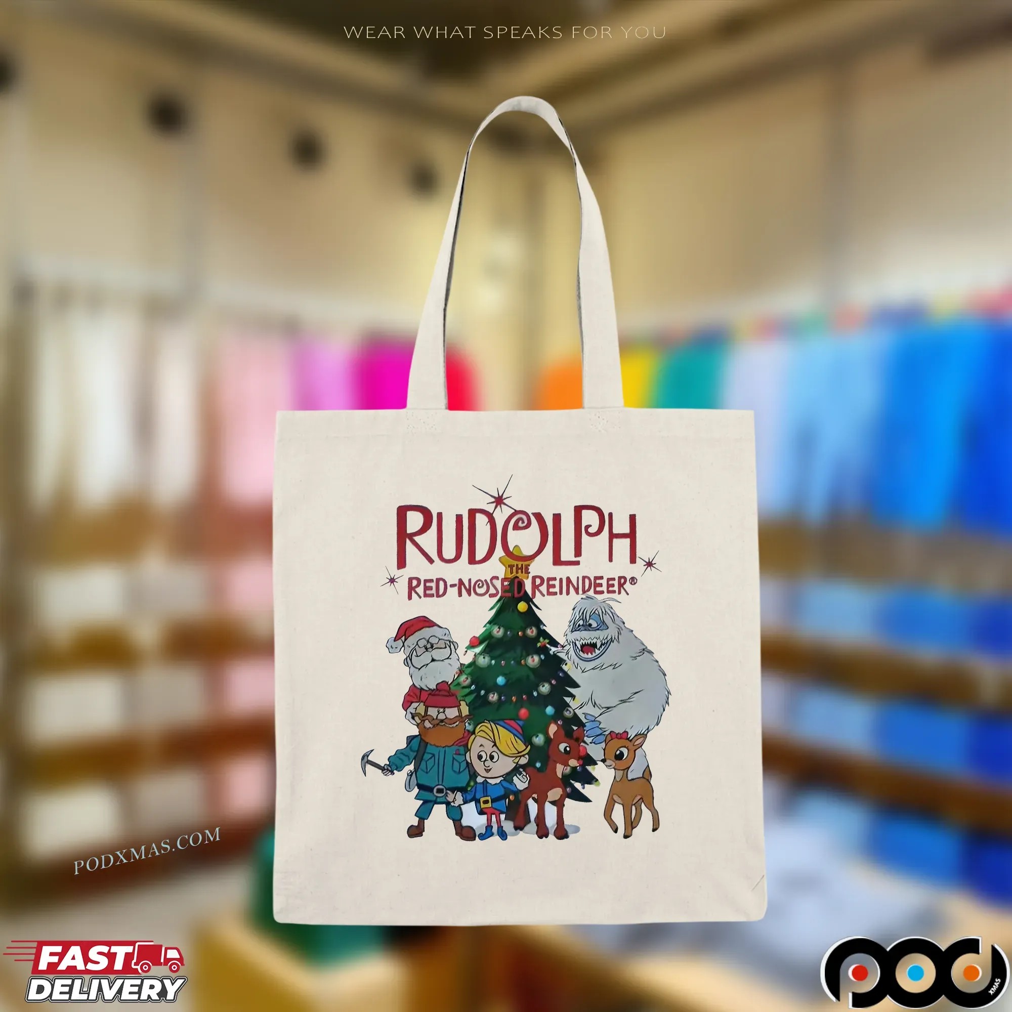 Rudolph the Red-Nosed Reindeer Christmas with Santa, Hermey, Yukon, Clarice and Bumble T Shirt