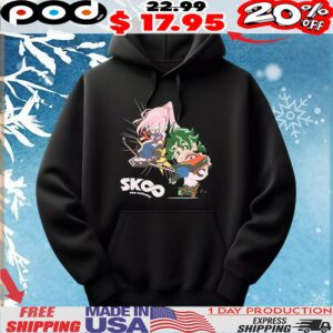 SK8 The Infinity Joe and Cherry Blossom Chibi Duo T Shirt