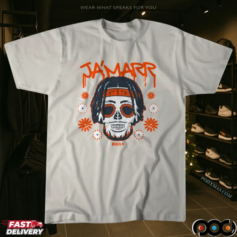 Ja’marr Chase Cincinnati Bengals Sugar Skull Remix Football Halloween T Shirt