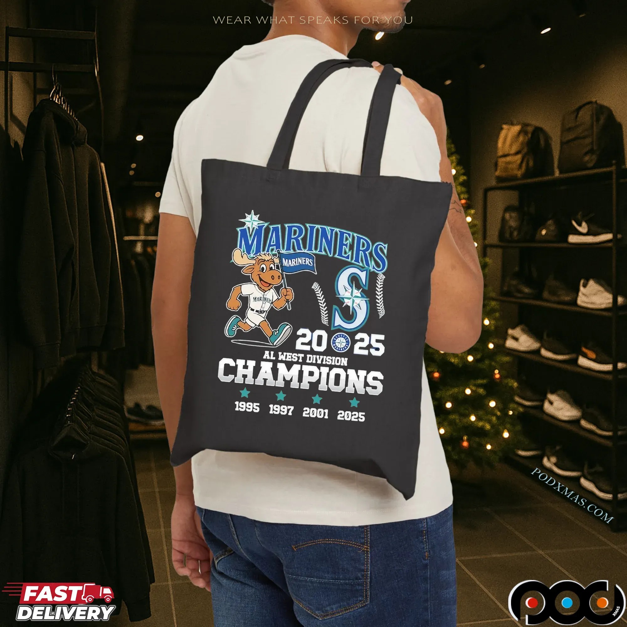 Seattle Mariners AL West Division Champions 2025 1995 1997 2001 T Shirt