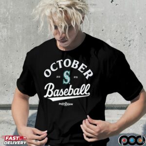 Seattle Mariners October Baseball 2025 MLB Postseason 2025 T Shirt