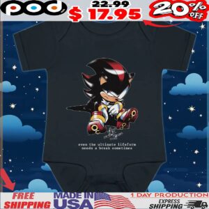 Shadow The Hedgehog Even The Ultimate Lifeform Needs A Break Sometimes T Shirt
