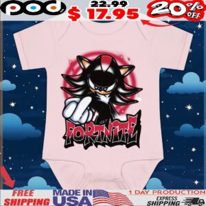 Shadow The Hedgehog Fortnite Middle Finger T Shirt