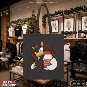 Shadow the Hedgehog Holding Tylenol Come and Take It Sonic Mashup T Shirt