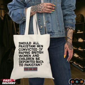 Should All Pakistani Men Convicted Of Raping British Women And Children Be Deported Back To Pakistan Yes Or No T Shirt