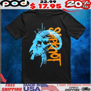 Slipknot Ram Skull Nails T Shirt