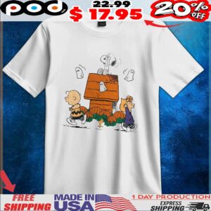 Snoopy Charlie Brown Peanuts Halloween T Shirt